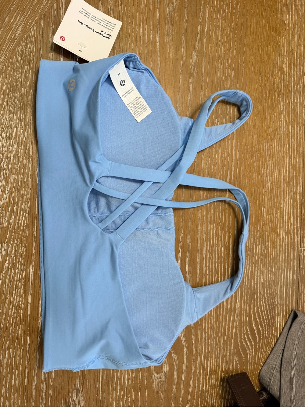 lululemon athletica Sky Blue Crisscross Sports Bra